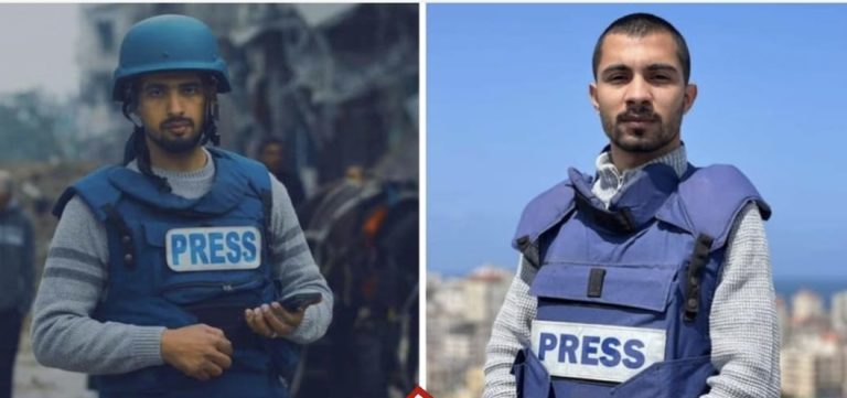 استشهاد صحفيين في قصف لجيش الاحتلال على غزة