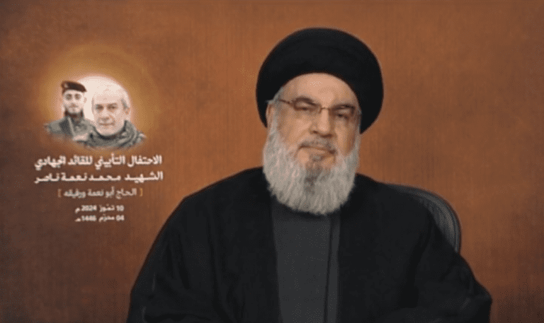 السيد نصرالله: وقف جبهة الإسناد في الشمال مرهون بوقف العدوان على غزة