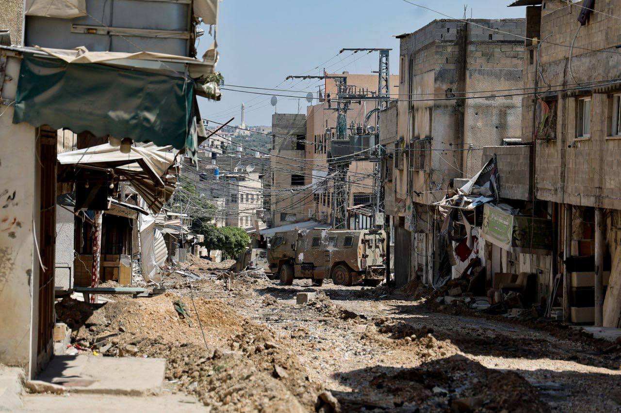 صورة تظهر الدمار الذي خلفه الاحتلال يوم أمس في طولكرم