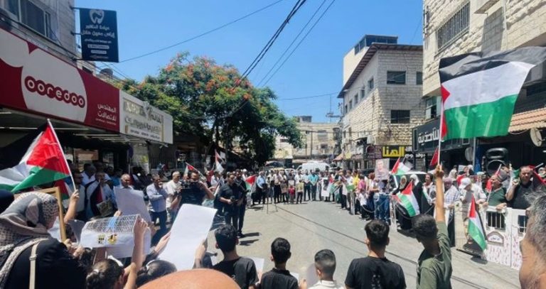 فعاليات في مدن الضفة بمناسبة اليوم الوطني والعالمي لنصرة غزة والأسرى