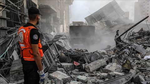 استشهاد 82 من كوادر الدفاع المدني وفقدان 10 آخرين أثناء قيامهم بواجبهم في غزة