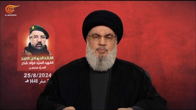 نصرالله عن “عملية الأربعين”: الاحتلال يتكتم عن خسائره، ولن نترك غزة وأهلها