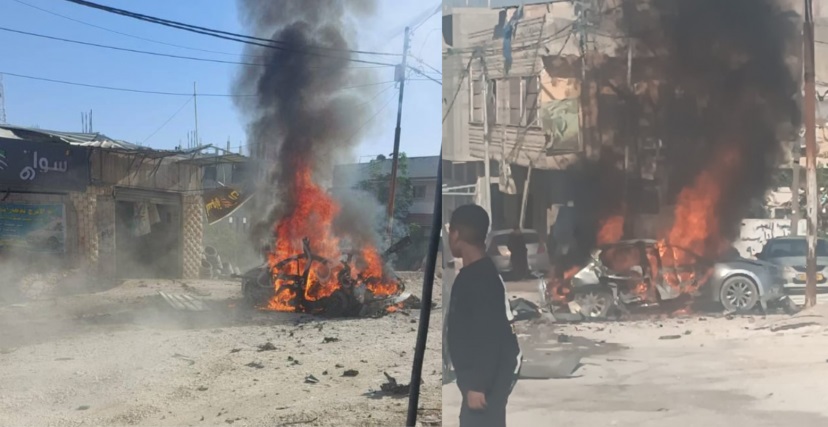استشهاد 4 فلسطينيين وجرح 3 آخرين جراء قصف للاحتلال استهدف مركبة في طولكرم