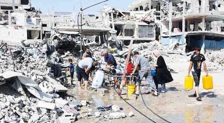 بلدية غزة تعلن عن إصلاح آبار المياه وتوزيعها على معظم المناطق