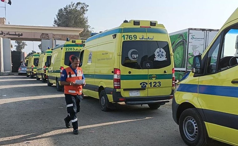 معبر رفح يستقبل أولى دفعات الجرحى بعد اغلاق دام تسعة شهور