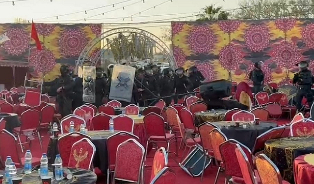 الشرطة تفض حفل زفاف في النقب بالقنابل، وتعتقل  والد العريس وشاب آخر