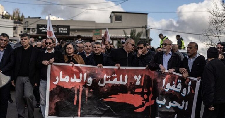 القيادات العربية تبدأ إضرابًا عن الطعام احتجاجًا على حرب الإبادة والتجويع في غزة