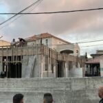 هدم منزل قيد الإنشاء في أم الفحم